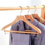 Wooden Deluxe Hangers(Beech wood)